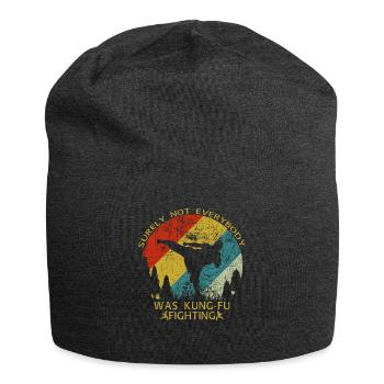 Kung Fu - Jersey-Beanie - Anthrazit - Vorne