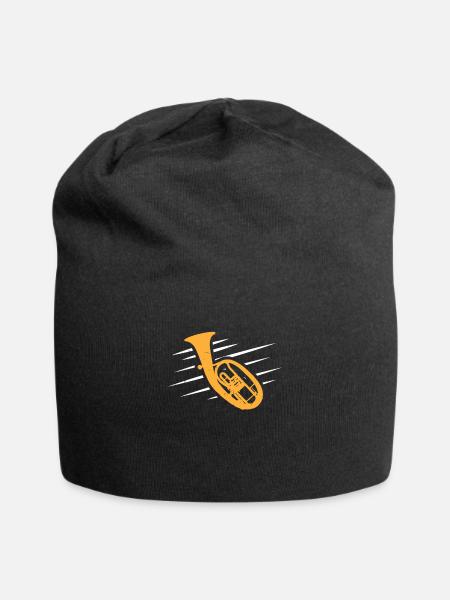 Tenorhorn - Jersey-Beanie - Schwarz