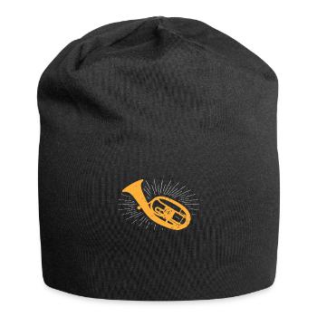 Tenorhorn - Jersey-Beanie - Schwarz - Vorne