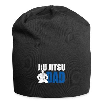 Stolzer Jiu Jitsu Papa Bjj Kämpfer Vater Geschenk - Jersey-Beanie - Schwarz - Vorne