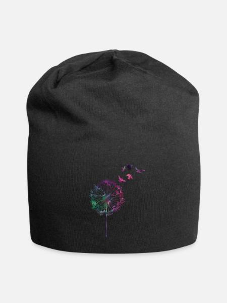 Pissenlit pissenlit été pissenlit - Bonnet en jersey - noir
