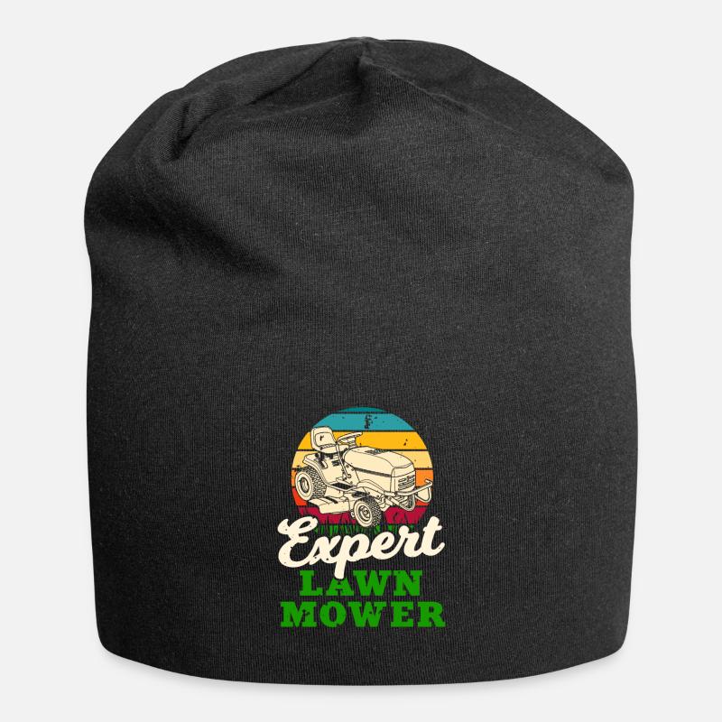 Expert Lawn Mower - Jersey Beanie - black