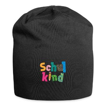 School child schooling - Jersey Beanie - black - Front