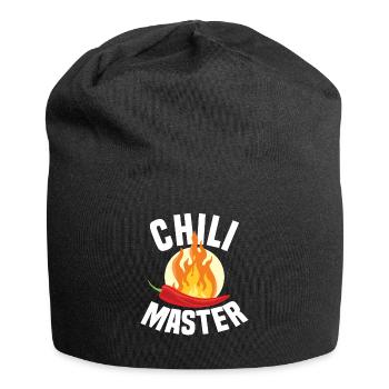 Chili Master Chilli Spicy Food Gift Scoville - Jersey Beanie - black - Front