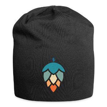Vintage hop - beer brewing - home brewer - Jersey Beanie - black - Front