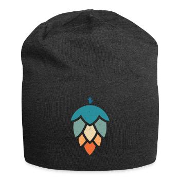 Vintage Hop - Bierbrauen - Hausbrauer - Jersey-Beanie - Anthrazit - Vorne