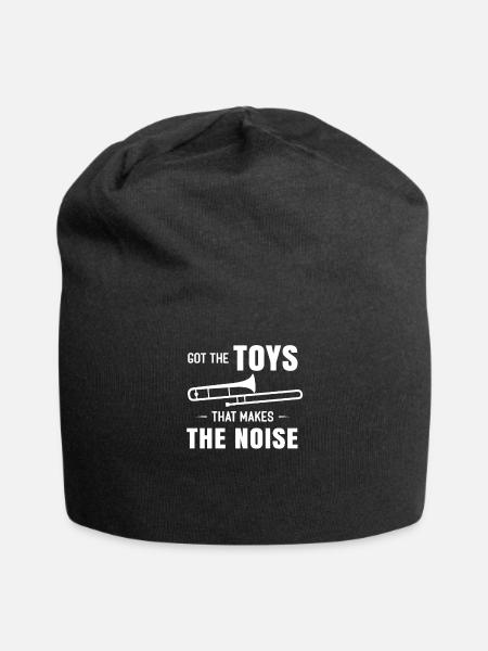 Trombone trombone - Bonnet en jersey - noir