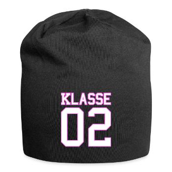 Klasse 2 Zweitklässlerin Mädchen Geschenk 2020 - Jersey-Beanie - Schwarz - Vorne