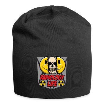 Einzigartiges Radiologie Tech Geschenk - Radiology Life - Jersey-Beanie - Schwarz - Vorne