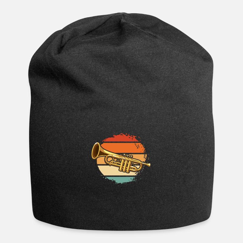 Trompette - Bonnet en jersey - noir