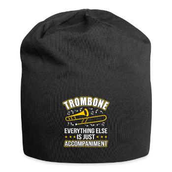 Trombone trombone - Bonnet en jersey - noir - Devant