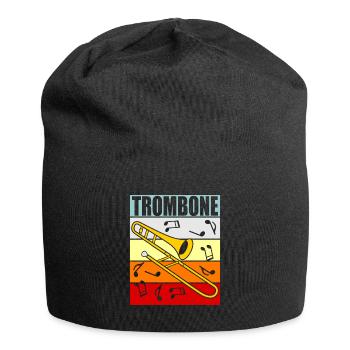 Trombone trombone - Bonnet en jersey - noir - Devant