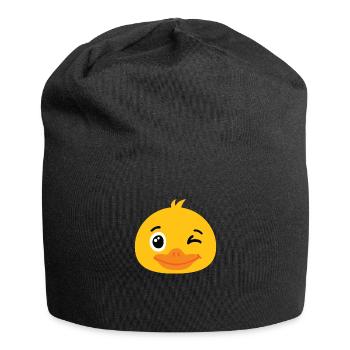 Rentner - Jersey-Beanie - Schwarz - Vorne