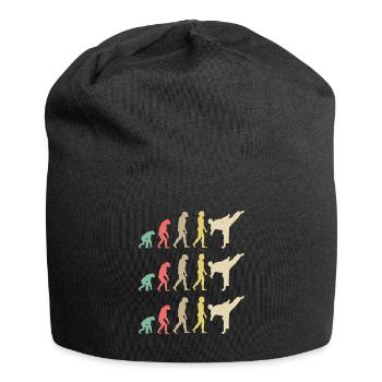 Karate Evolution - Taekwondo - Jersey-Beanie - Schwarz - Vorne