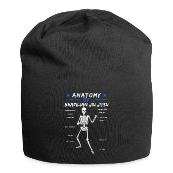 MMA Grappling gift Anatomy of BJJ Brazilian Jiu - Bonnet en jersey - noir - Devant