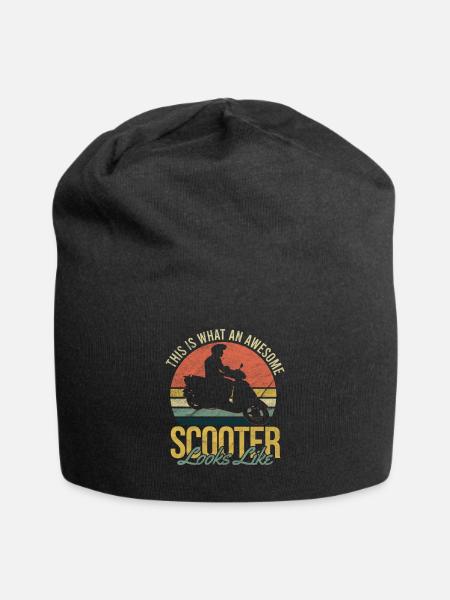 Scooter - Bonnet en jersey - noir