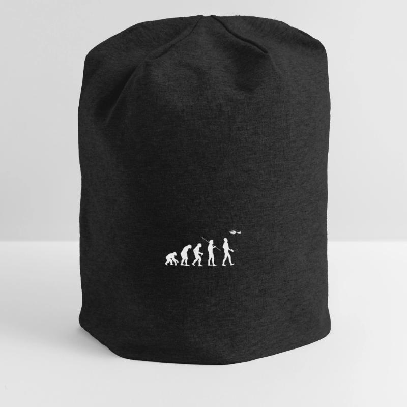 Helicopter model flight Heli Helikopter Evolution Jersey Beanie
