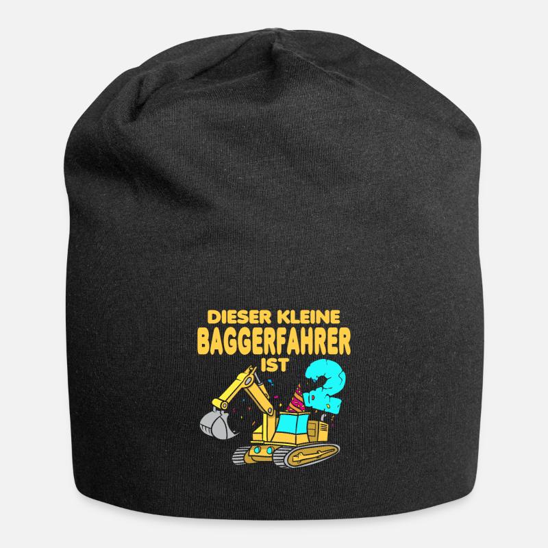 Bagger Geburtstag 2 Zwei Jahre - Jersey-Beanie - Schwarz