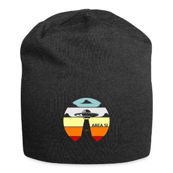 Area 51 - Jersey Beanie - charcoal grey - Front