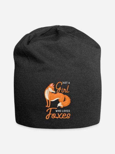 Renard - Bonnet en jersey - noir