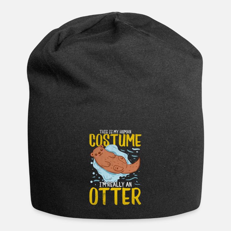Otter - Jersey-Beanie - Schwarz