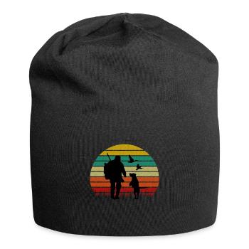 Hunter dog hunting - Jersey Beanie - black - Front