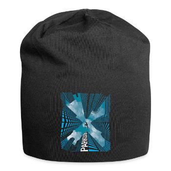 Parkour skyline - Jersey Beanie - black - Front