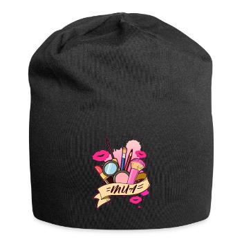 Maquillage Artist Mua Beauté Salon maquillage - Bonnet en jersey - noir - Devant