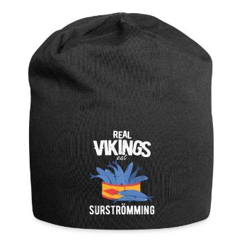 Surströmming Scandinavia Sweden Vikings - Jersey Beanie - black - Front