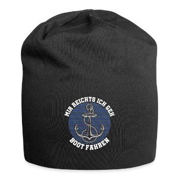 Boot - Jersey-Beanie - Schwarz - Vorne