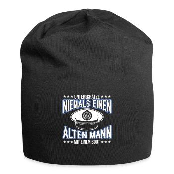 Boot - Jersey-Beanie - Schwarz - Vorne