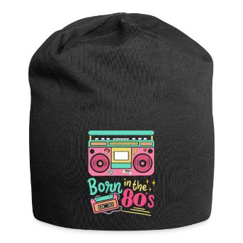 80s Born in the 80s - Jersey Beanie - black - Front