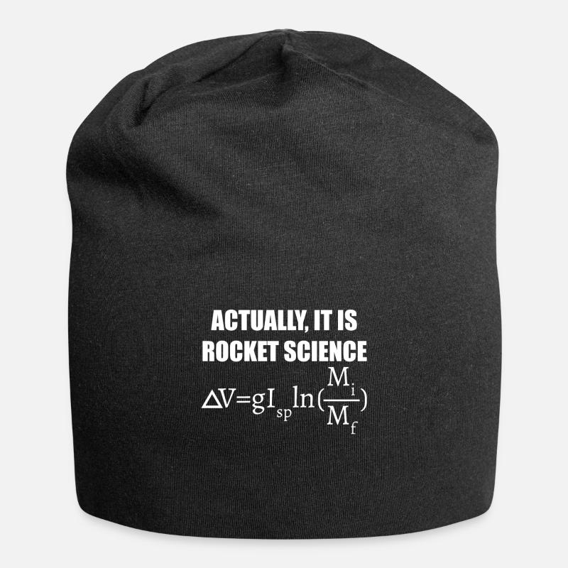 En fait, c'est la science des fusées Tsiolkovsky Rocket - Bonnet en jersey - noir