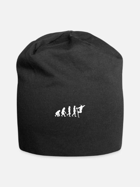 Ski - Jersey-Beanie - Schwarz