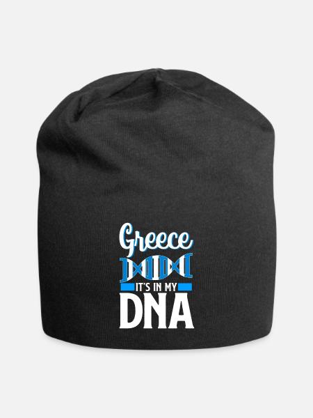 Griechenland Urlaub - Jersey-Beanie - Schwarz