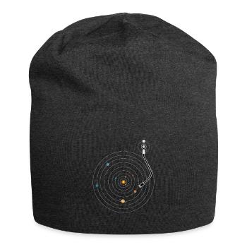 Melodisches Universum - Jersey-Beanie - Anthrazit - Vorne