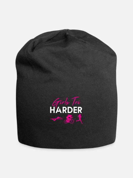 Grils Tri Triathlon - Bonnet en jersey - noir