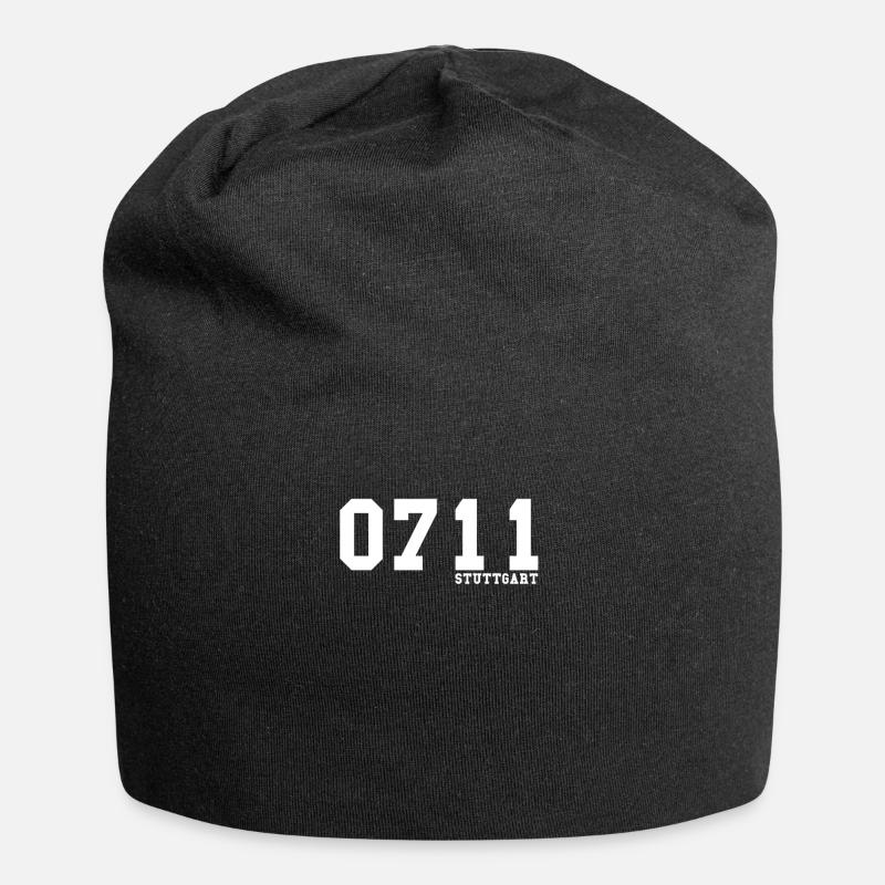 0711 StuttgartStadt Liebe - Jersey-Beanie - Schwarz