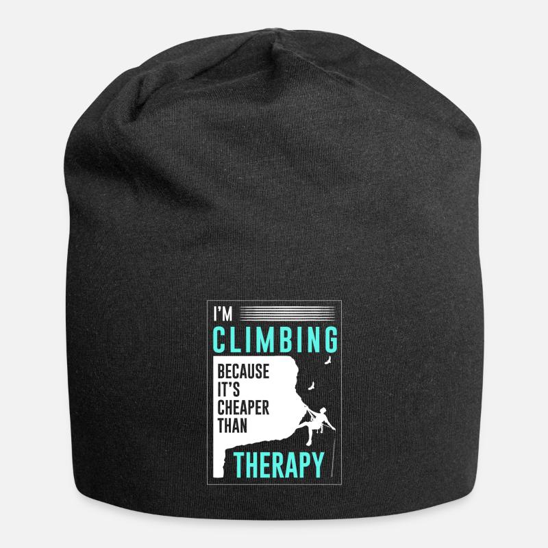 Klettern - Jersey-Beanie - Schwarz