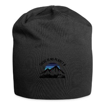 There is No Planet B T-Shirt against Global Warmin - Jersey Beanie - black - Front