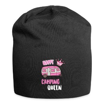 Happy Camping Queen - Bonnet en jersey - noir - Devant