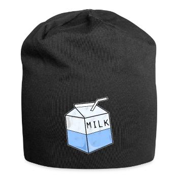 Pack de lait de lait - Bonnet en jersey - noir - Devant
