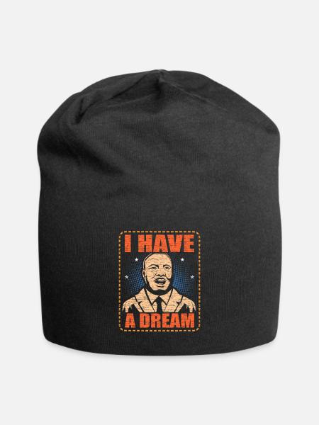 Martin Luther King - Bonnet en jersey - noir