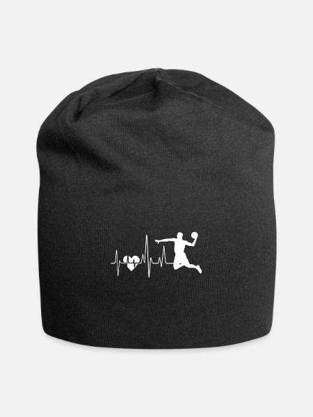 Handball Handball Heartbeat - Bonnet en jersey - noir