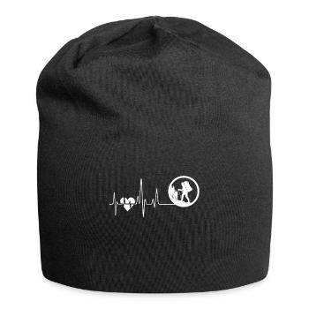 Randonnée Randonnée Heartbeat - Bonnet en jersey - noir - Devant