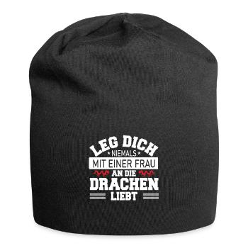 Chinesischer Drache - Jersey-Beanie - Schwarz - Vorne