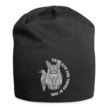 Viking blood bird - Jersey Beanie - black - Front