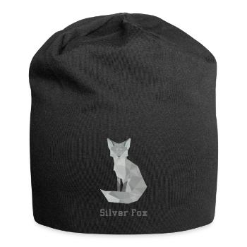 Renard argenté, résumé - Bonnet en jersey - noir - Devant
