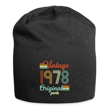 Vintage 1978 Original - Jersey-Beanie - Schwarz - Vorne