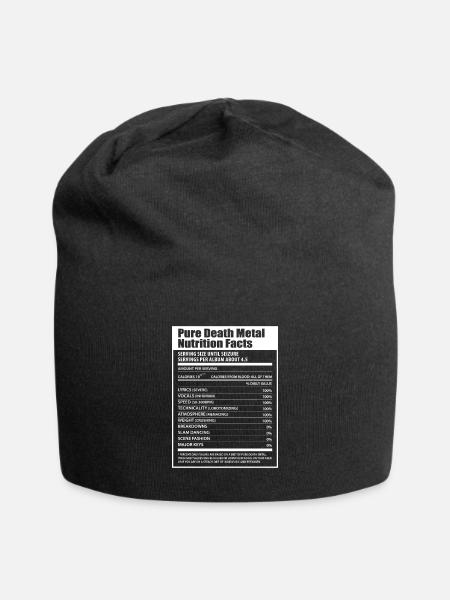 Metal Music Heavy Metal Black Metal Death Metal - Jersey Beanie - black